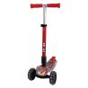 SHOKO KIDS SCOOTER X-SPEED LIGHT WITH 3 WHEELS AND LED LIGHT FANTASY DESIGN RED COLOR FOR AGES 5+