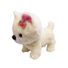 BATTERY OPERATED DOG WHITE