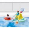 PLAYMOBIL 1.2.3 AQUA ISLAND WITH WATER-SEESAW AND BOAT