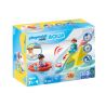 PLAYMOBIL 1.2.3 AQUA ISLAND WITH WATER-SEESAW AND BOAT
