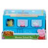 PEPPA PIG WOODEN SCHOOL BUS WITH SHAPES