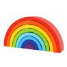 WOODEN STACKING TOY - RAINBOW