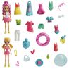 POLLY POCKET - NEW DOLL WITH FASHIONS MEGA PACK HKV95