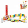 SET DOMINO BRICKS WITH TRAIN WITH SOUNDS AND LIGHTS