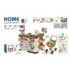 SUPERMARKET SET WITH TROLLEY, LIGHTS, SOUNDS & 65 ACCESSORIES