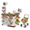 SUPERMARKET SET WITH TROLLEY, LIGHTS, SOUNDS & 65 ACCESSORIES
