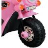 RECHARGEABLE 6V MOTORCYCLE PINK WITH LIGHT AND SOUNDS
