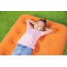 BESTWAY CHILDREN INFLATABLE AIRBED 158X89X18 cm DROWSY DREAMER AIR ORANGE WITH MANUAL HAND PUMP