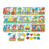 SAPIENTINO BABY MONTESSORI EDUCATIONAL GAME TRAIN OF SHAPES FOR 12-36 MONTHS