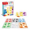 SAPIENTINO BABY MONTESSORI EDUCATIONAL GAME WORDS AND COLORS FOR 12-36 MONTHS