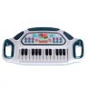 WHITE HARMONIUM WITH HANDLE LIGHTS AND SOUNDS
