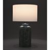  CERAMIC TABLE LAMP WITH WHITE SHADE D29x49.5 CM