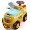 FALK SCHOOL BUS RIDE-ON WITH OPENING SEAT STEERING WHEEL AND HORN