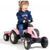 FALK TRACTOR WITH TRAILER COUNTRY STAR PINK