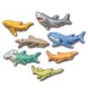 4M BUILD SHARKS MAGNETS/PINS