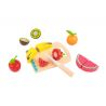 WOODEN FRUITS WITH CUTTING WOOD