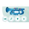 TRUMPET WITH LIGHTS AND SOUNDS BLUE