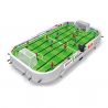 TABLE SOCCER GAME WITH HORIZONTAL BARS
