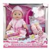 BABY PIPI 30cm. WITH BATH - 2 COLORS