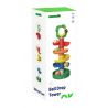 WOODEN MULTICOLORED TOWER WITH BALLS