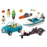 PLAYMOBIL FAMILY FUN VEHICLE WITH SPEED BOAT AND UNDERWATER MOTOR