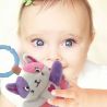 BABY CLEMENTONI FOR YOU NEWBORN BABY RATTLE LOVELY CAT SOFT FOR 0+ MONTHS