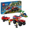 LEGO® CITY 4X4 FIRE TRUCK WITH RESCUE BOAT