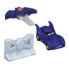 FISHER PRICE BATWHEELS VEHICLE WITH ACCESSORIES - KEY CAR RACER BAM THE BATMOBILE