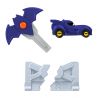 FISHER PRICE BATWHEELS VEHICLE WITH ACCESSORIES - KEY CAR RACER BAM THE BATMOBILE