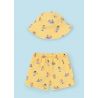 MAYORAL SET SWIMSUIT BERMUDA SHORTS WITH HAT YELLOW