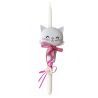 EASTER CANDLE HAIR BRUSH CAT - 3 COLOURS