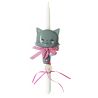 EASTER CANDLE HAIR BRUSH CAT - 3 COLOURS