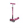 MICRO 3-WHEELS SCOOTER MAXI MICRO DELUXE LED FOLDABLE BERRY RED