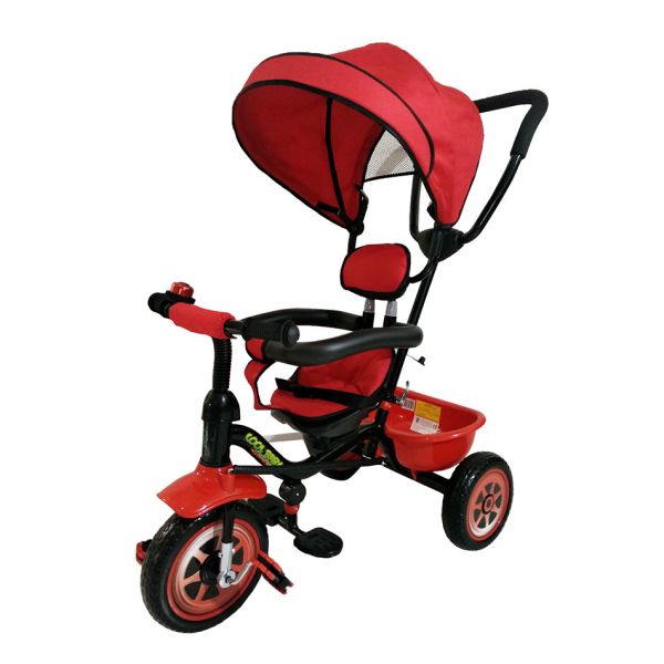 TRICYCLE RED WITH ROTATING SEAT