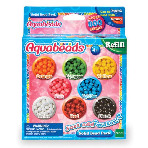 AQUABEADS REFILL - SOLID BEAD PACK