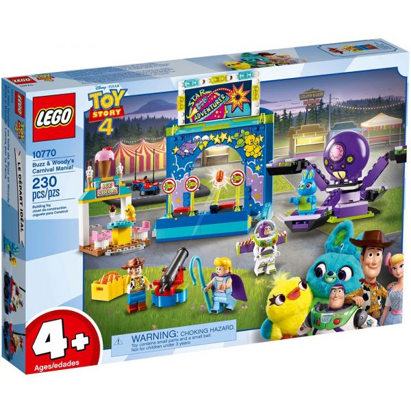LEGO TOY STORY 4 WOODY AND BUZZ\'S  CARNIVAL MANIA