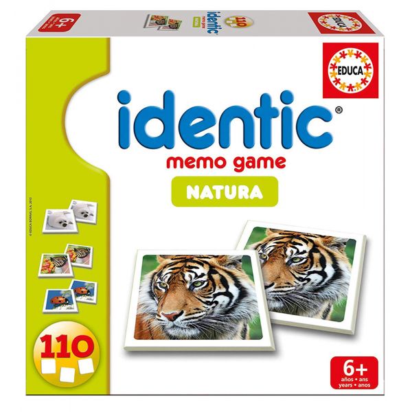 EDUCA IDENTIC NATURA MEMORY GAME ANIMALS 110 ΚΑΡΤΕΣ
