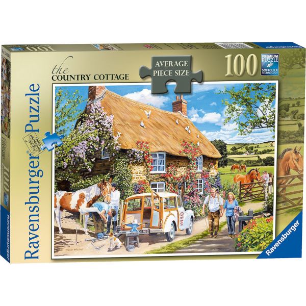 RAVENSBURGER ΠΑΖΛ 100 τεμ. THE COUNTRY COTTAGE