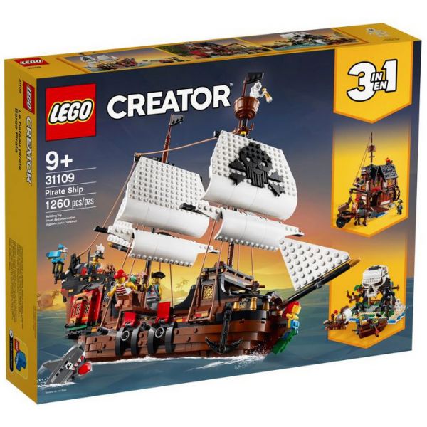 LEGO CREATOR 3 ΣΕ 1 ΠΕΙΡΑΤΙΚΟ ΠΛΟΙΟ