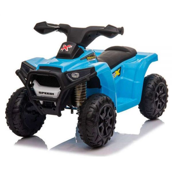 ELECTRIC BLUE ATV 6V, 4.5AH BLUE WITH LIGHTS, MUSIC AND SUSPENSION 