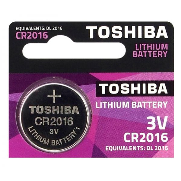 TOSHIBA COIN LITHIUM BATTERY CR-2016