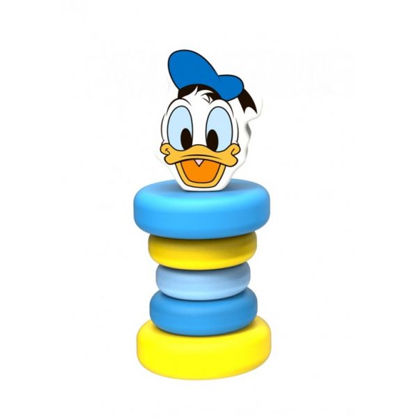 WOODEN RATTLE DONALD