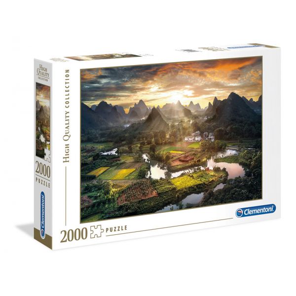 CLEMENTONI PUZZLE HIGH QUALITY COLLECTION CHINA 2000 PCS
