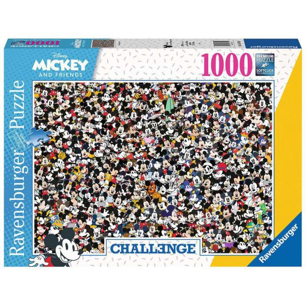 RAVENSBURGER ΠΑΖΛ 1000 τεμ. MICKEY MOUSE CHALLENGE