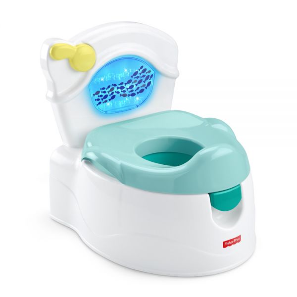FISHER PRICE AQUARIUM POTTY WITH SOYNDS AND LIGHTS