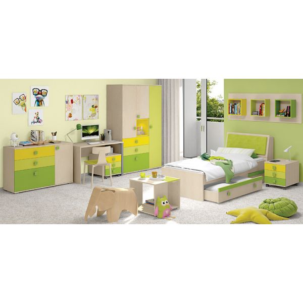 Παιδικό δωμάτιο KIKI TRIO Maple-Green