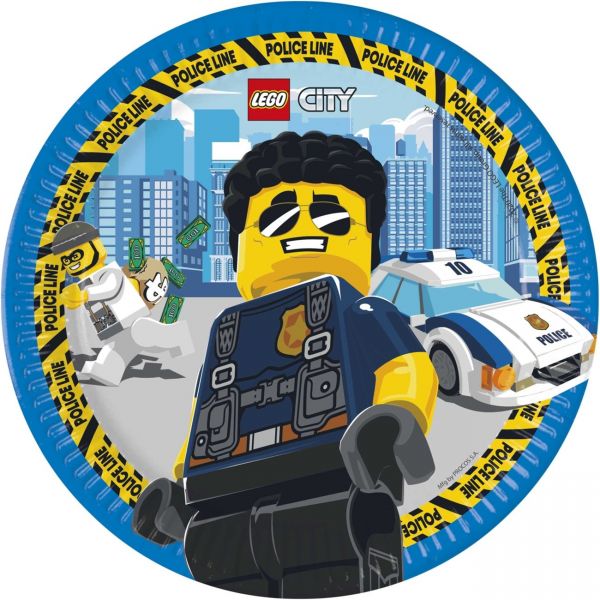 ΠΙΑΤΑ 23 εκ. ΜΕΓΑΛΑ 8 τεμ. LEGO CITY FSC NEXT GENERATION