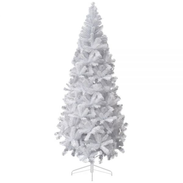  WHITE XMAS SLIM TREE 180 cm 823TIPS D65 cm