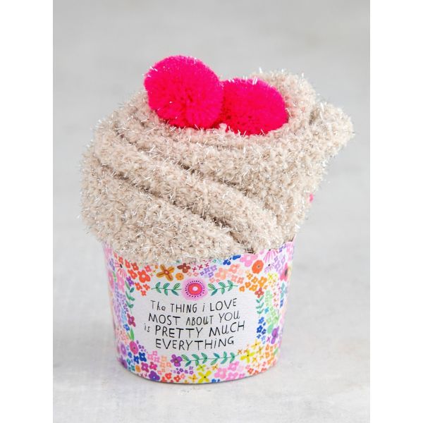 NATURAL LIFE ΚΑΛΤΣΕΣ CUPCAKE THE THING I LOVE MOST (ONE SIZE)