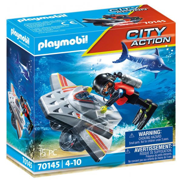 PLAYMOBIL CITY ACTION DIVING SCOOTER
